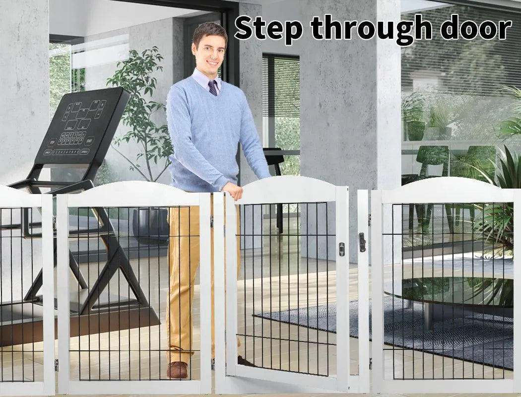 6 Panels Pet Playpen Pet Gate