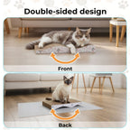 4X Cat Scratcher Board Bed Double-Sided Stackable Scratching Cardboard Toy