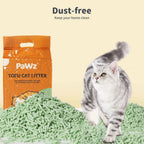 PaWz Tofu Cat Litter Clumping Flushable Green Tea Scent