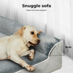 Orthopedic Dog Bed with Memory Foam Cushion - Washable Cover