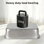 Stainless Steel Cats Litter Box 10cm Height Small Animals Easy Entry Clean