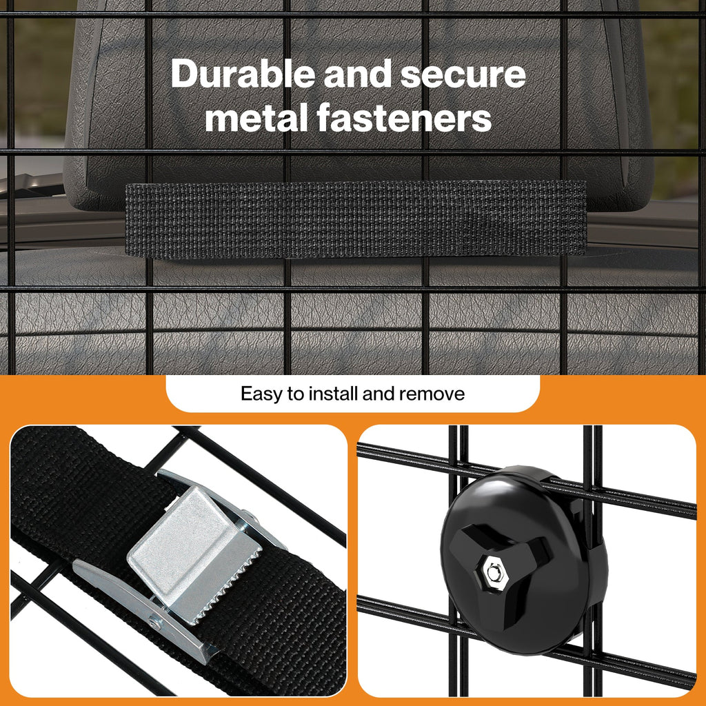 Pet Car Barrier Dog Gate Safety Guard Dividers Adjustable for SUV Vehicles