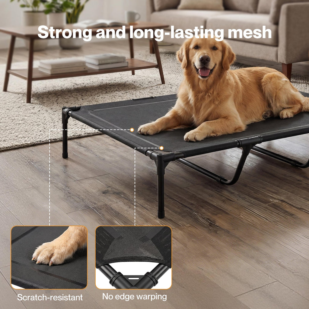 Pawz Elevated Dog Bed Heavy Duty Portable Cot  Waterproof Pet Raised Bed XL Size