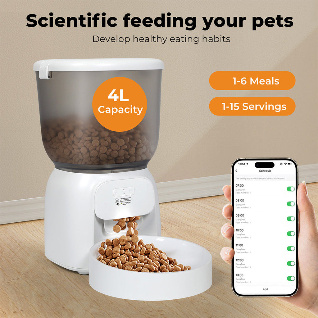 Automatic Pet Feeder Dog Cat Feeder Camera Wifi Auto Smart Food Dispenser