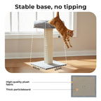 Cat Scratcher Big Perch Bed Scratching Post Natural Sisal Condo House 71cm