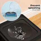 Elevated Pet Feeder with Steel Non-Slip Bowl