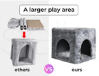 Cat Tree Scratcher Post Multi Level -Grey