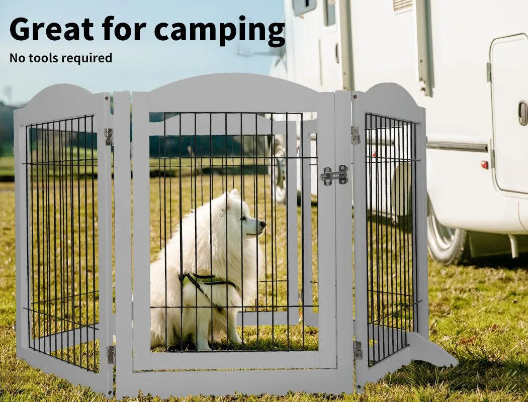 6 Panels Pet Playpen Pet Gate
