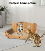 Cat Kitten Claw Scratching Board Post Scratcher Corrugated Cardboard