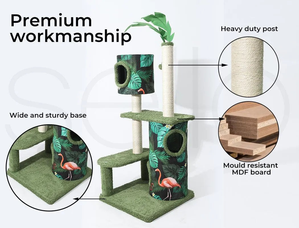 Cat Scratcher Post Cactus Multi Level Playground