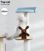 Cat Tree Tower with Wood House 168cm