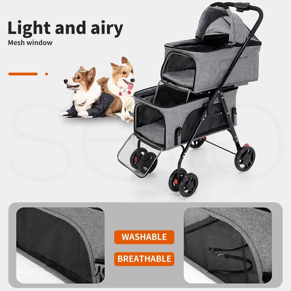 Pet Cruiser Two-tier Pet Stroller
