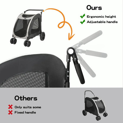 Pet Stroller 4 Wheel