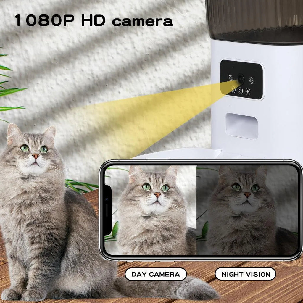 5L Automatic Pet Feeder with Camera & Wi-Fi App