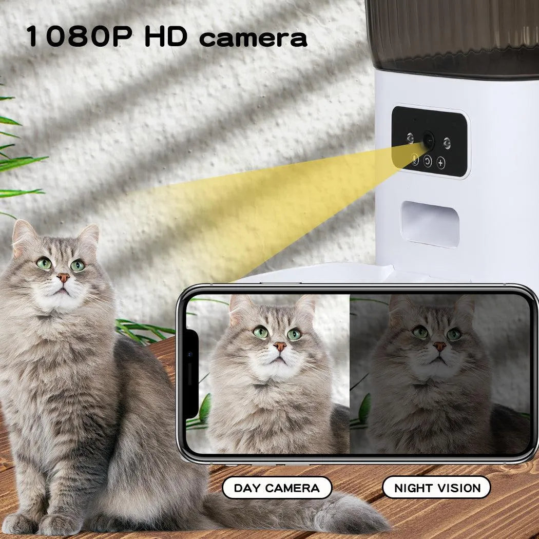 5L Automatic Pet Feeder with Camera & Wi-Fi App