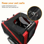 Pet Trailer Bike Foldable Pet Trailer Outdoor Cycling With Sunroof