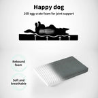 Pet Bed Sleep Calming Orthopaedic Foam Mattress Removable Washable