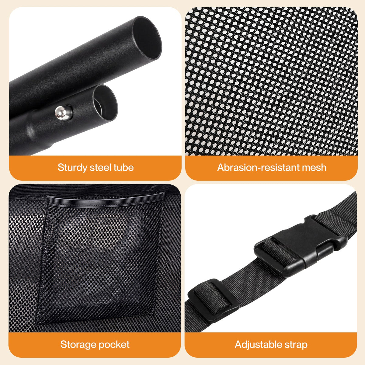 Dog Car Barrier Guard Back Seat Safety Protector Mesh Net Pet Dividers