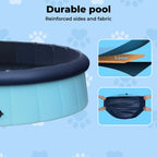 Pet Dog Pool – Folding 2-in-1 Splash Bath Tub