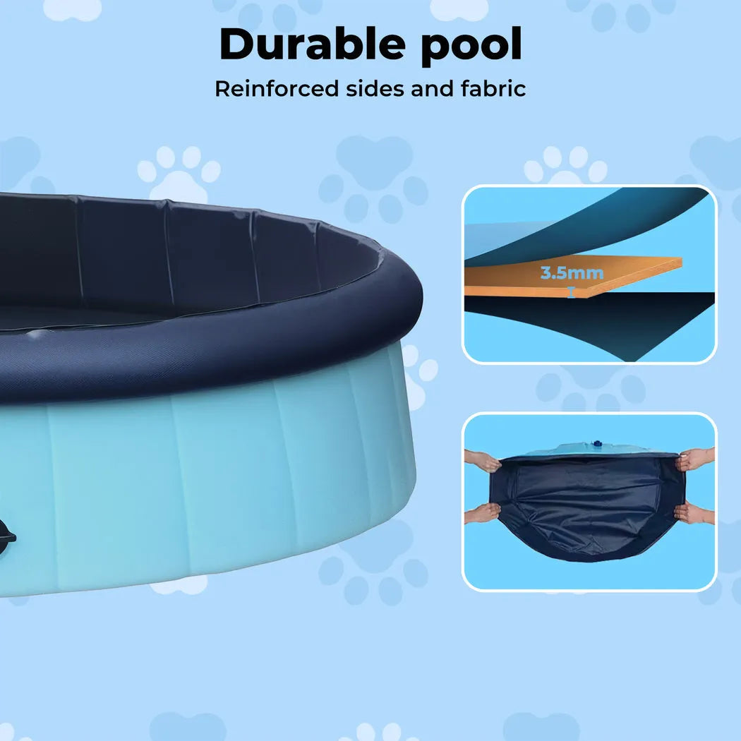 Pet Dog Pool – Folding 2-in-1 Splash Bath Tub