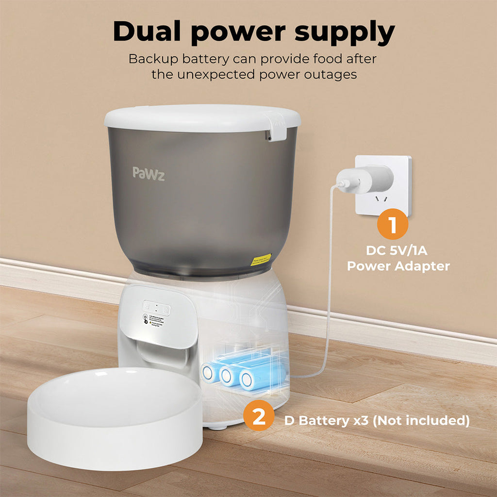 Automatic Pet Feeder Dog Cat Feeder Camera Wifi Auto Smart Food Dispenser
