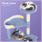 Cat Tree Post Scratching Multi-Level - Blue