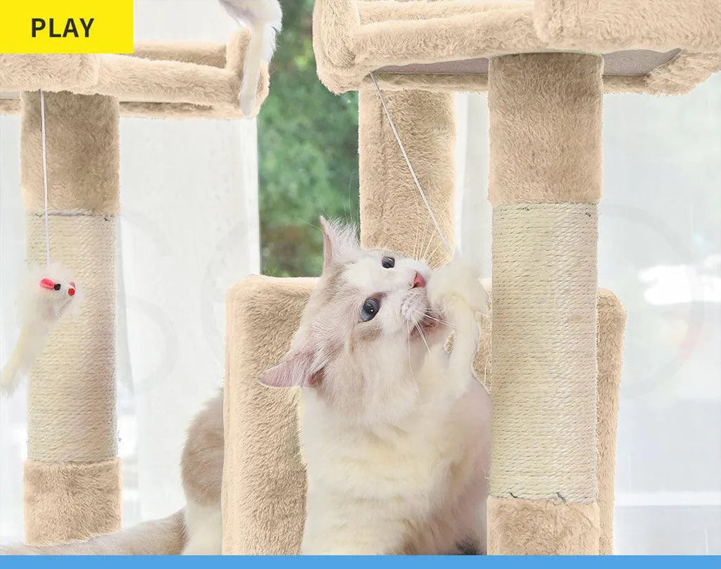 Cat Tree Scratcher Playground 210cm