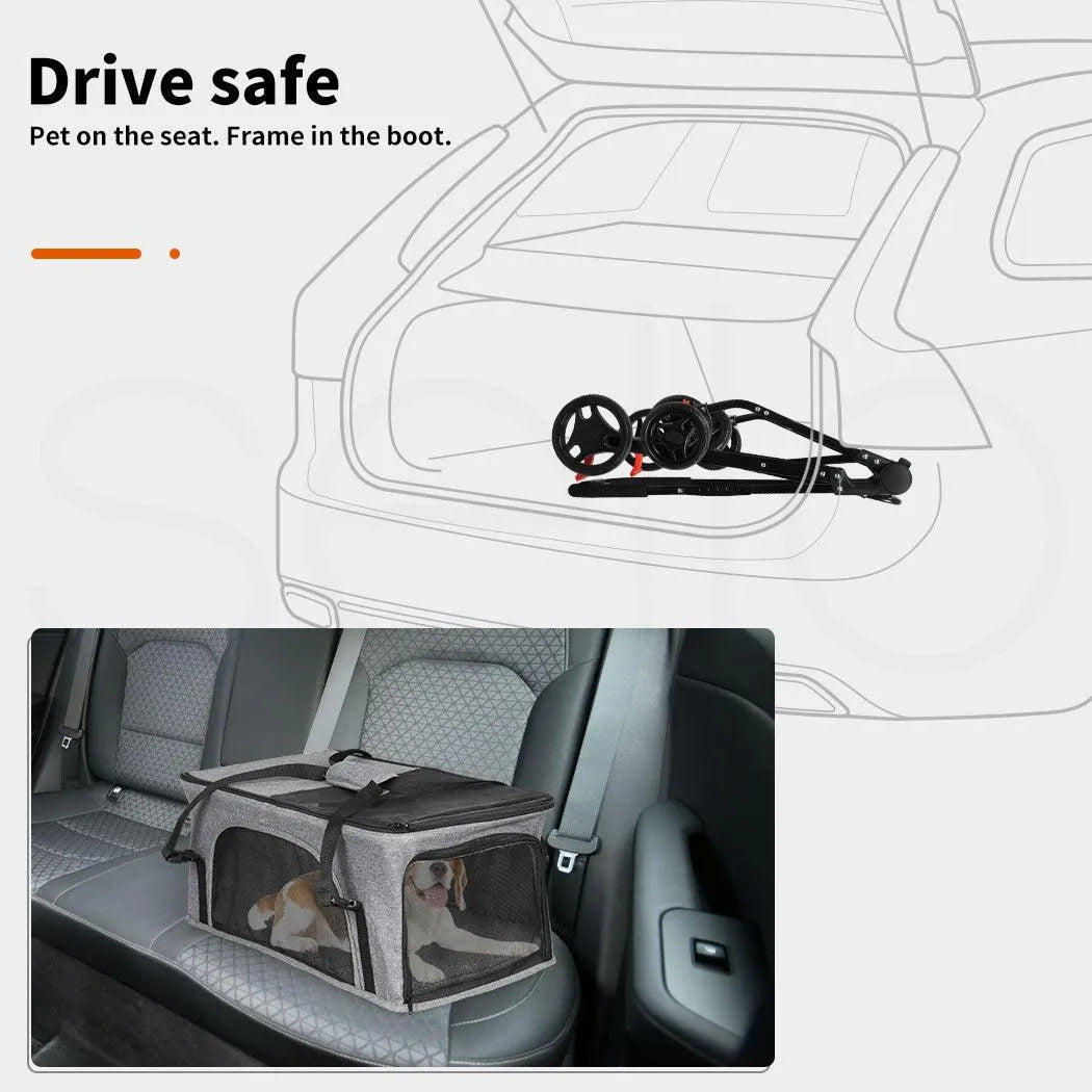 Pet Cruiser Two-tier Pet Stroller
