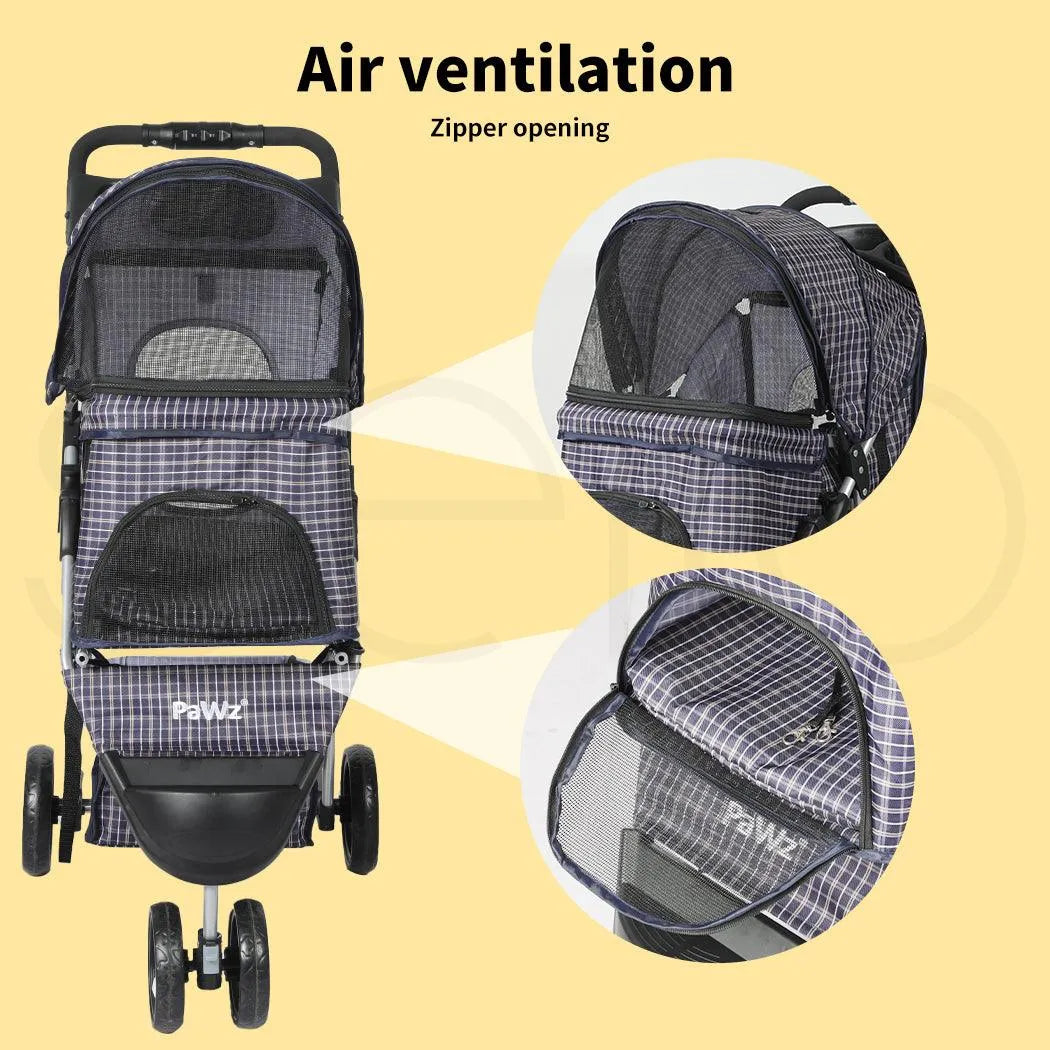 Large Dog Stroller - 3 Wheels