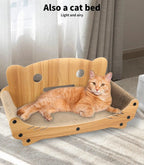 Cat Kitten Claw Scratching Board Post Scratcher Corrugated Cardboard