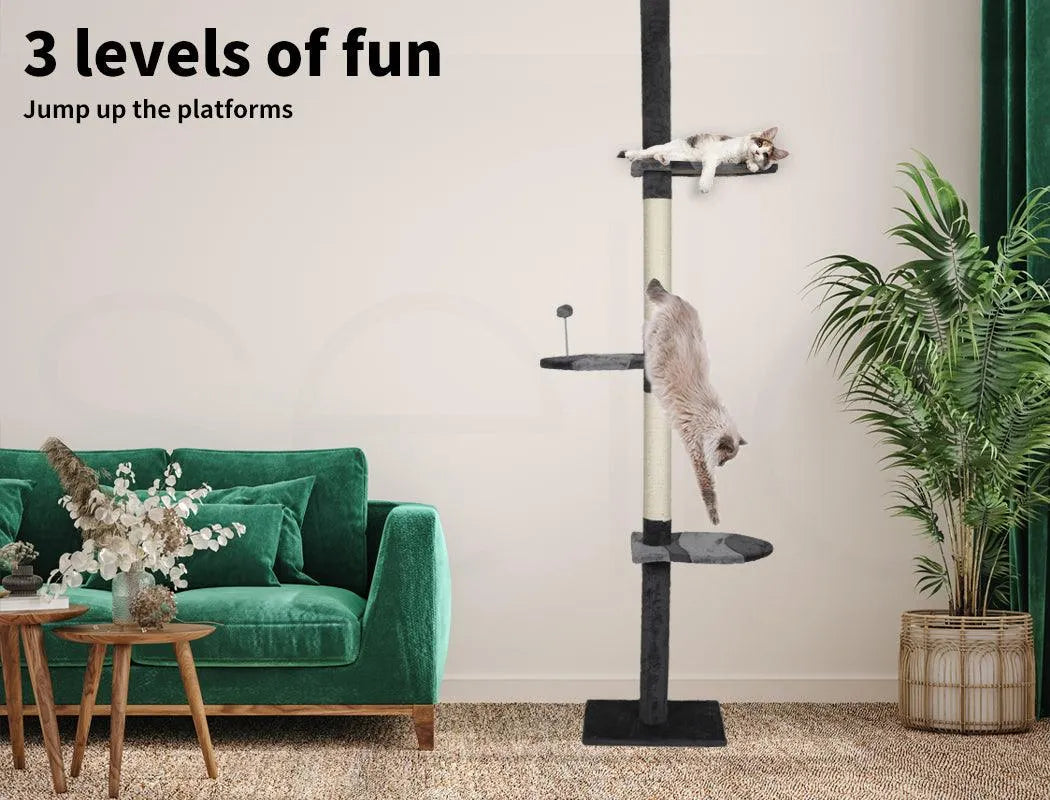 Cat Scratching Post Tree Play