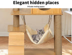 Cat Tree Scratching Post With Hammock