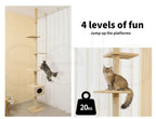 Cat Scratching Post Tree Beige