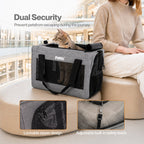 Cat Carrier Airline Approved 5mm Frame Mesh Windows  Oxford