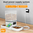 6L Automatic Pet Feeder Double Camera Cat Dog Smart Wifi App Food Dispenser