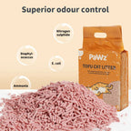 PaWz Tofu Cat Litter Clumping Flushable Watermelon Scent