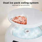 Automatic Pet Bluetooth Feeder Smart 6-Meal Chilled Wet Dry Food Dispenser