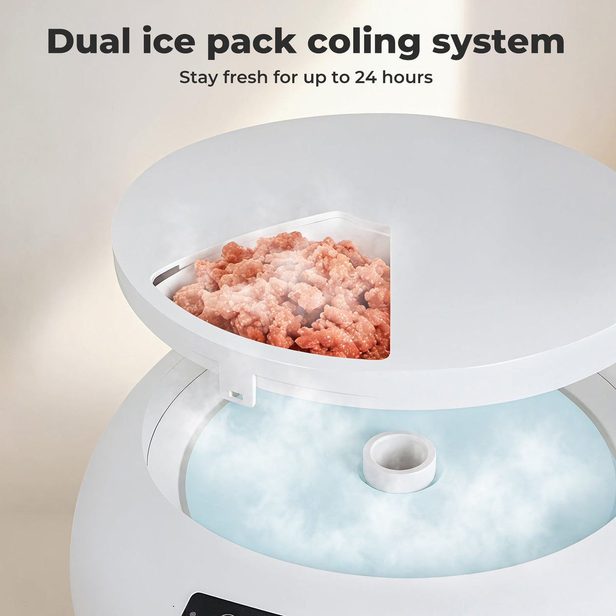 Automatic Pet Bluetooth Feeder Smart 6-Meal Chilled Wet Dry Food Dispenser