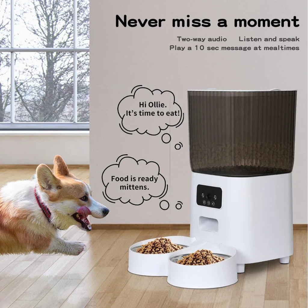 5L Automatic Pet Feeder with Camera & Wi-Fi App