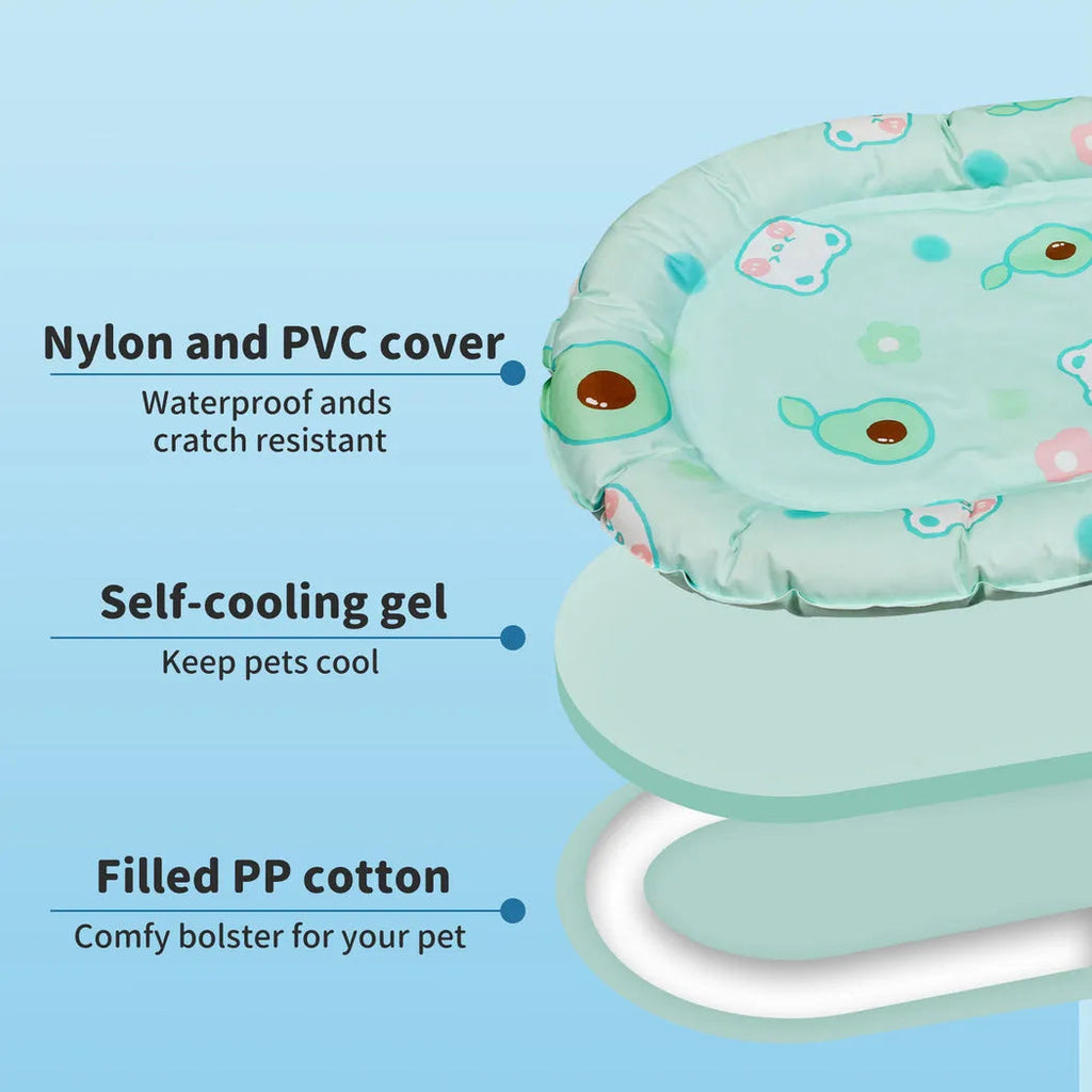 Pet Cooling Mat Dog Cat Gel Non-Toxic Bed Pillow Self-cool Summer Ice Pad