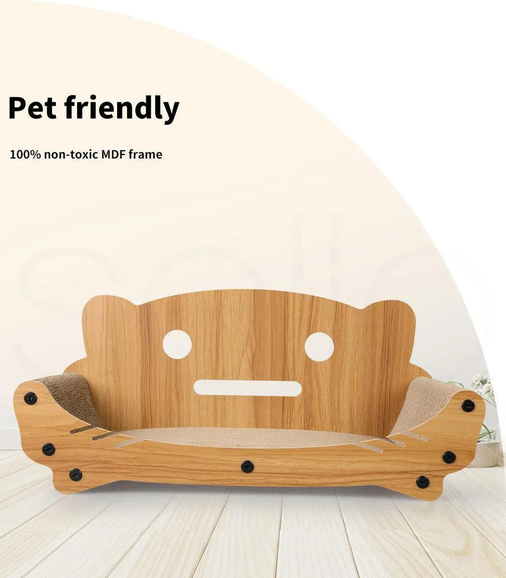 Cat Kitten Claw Scratching Board Post Scratcher Corrugated Cardboard