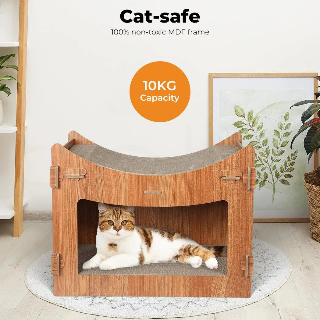 Cat Scratching Board Corrugated Cardboard - Box