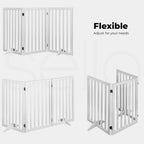 Wooden Pet Gate - White