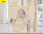 Cat Tree Scratcher Playground 210cm