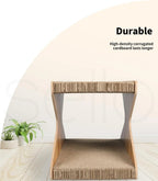 Cat Scratching Scratcher Board Cat Tree Pad Lounge Toy Corrugated Cardboard