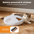 Automatic Pet Bluetooth Feeder Smart 6-Meal Chilled Wet Dry Food Dispenser