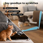 2X Cat Scratcher Board Bed Double-Sided Stackable Scratching Cardboard Toy