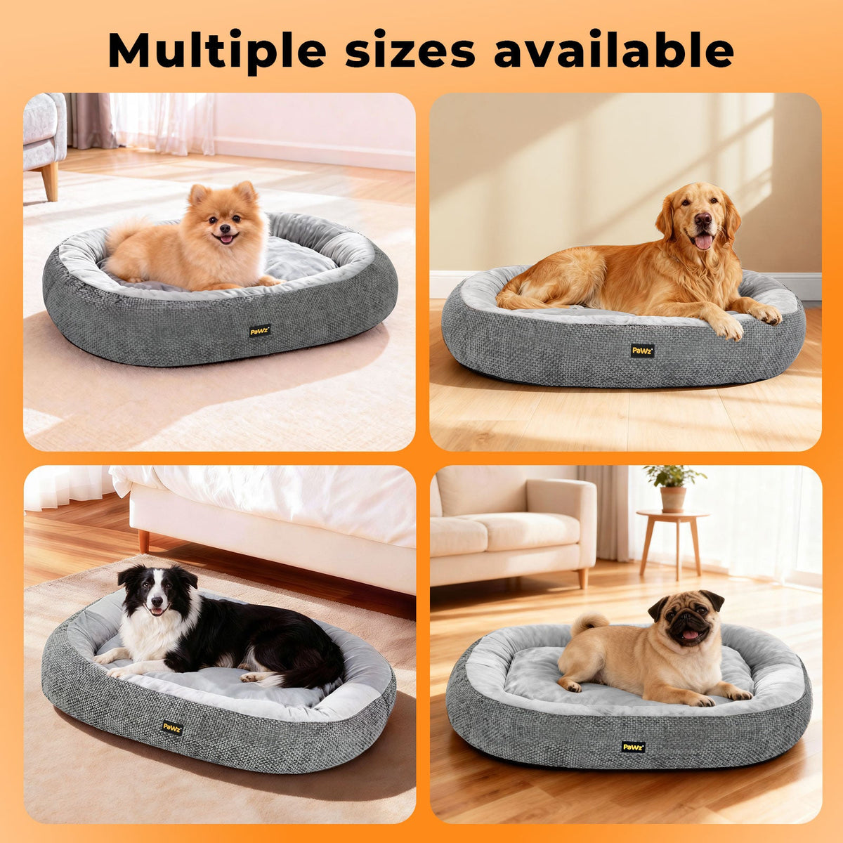 Pet Bed Washable Plush Orthopedic Soft Non Slip Mat Indoor Pet Cushion