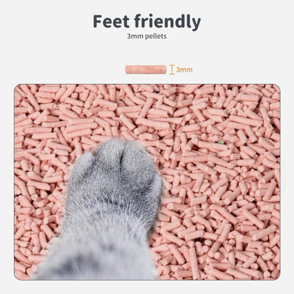 PaWz Tofu Cat Litter Clumping Flushable Peach Scent