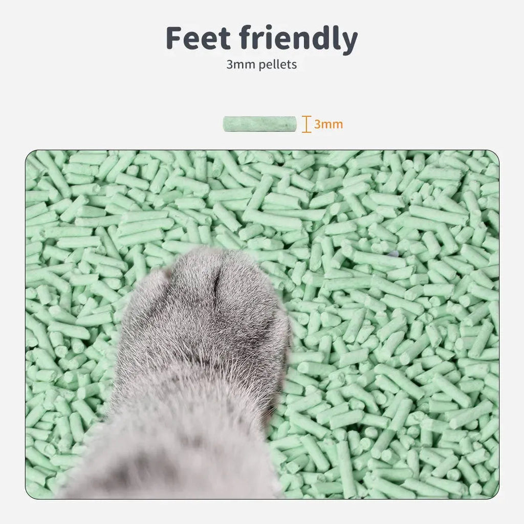 PaWz Tofu Cat Litter Clumping Flushable Green Tea Scent
